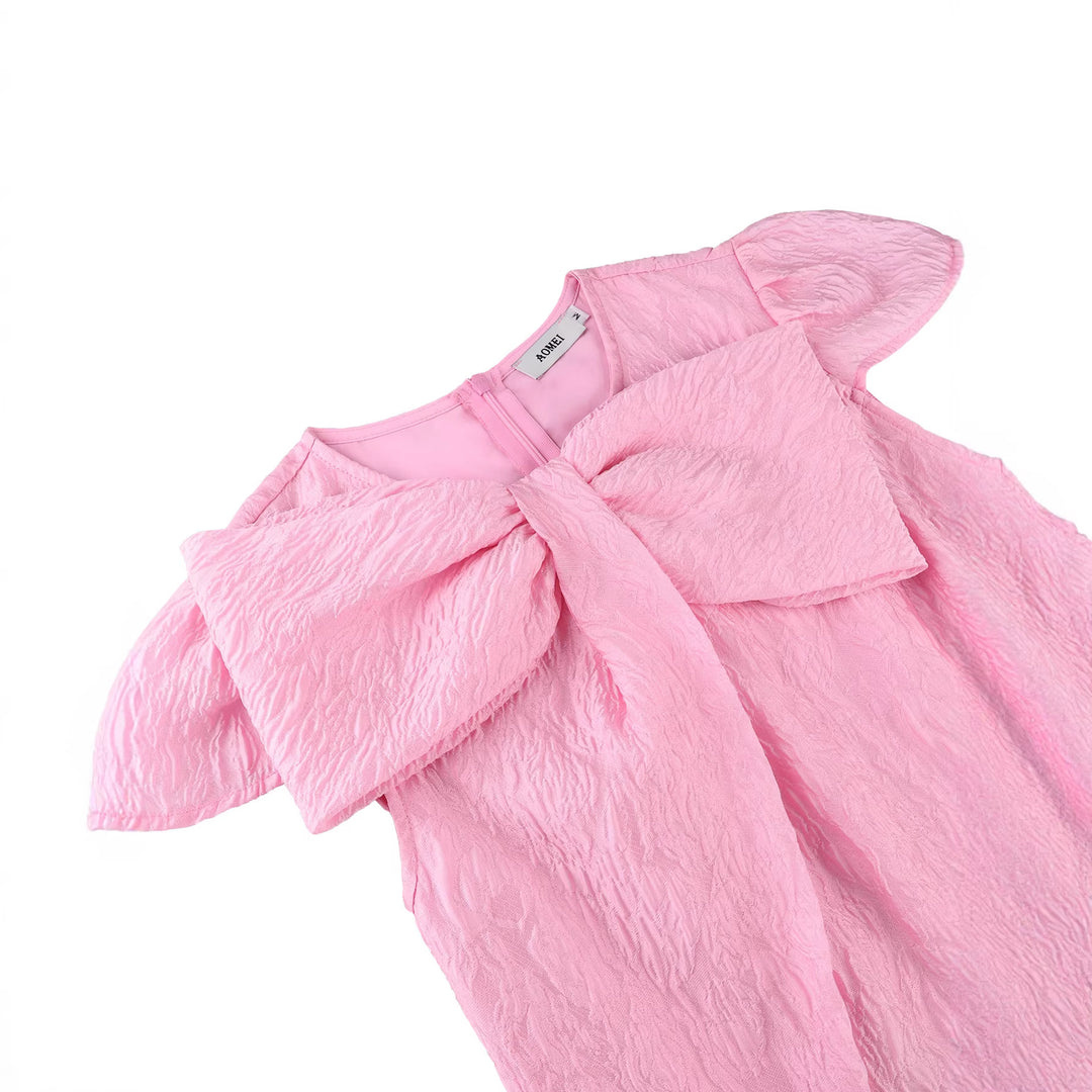 Damen Elegantes A-Linien Kleid mit floralem Design und voluminösem Oberteil Echo Archiv