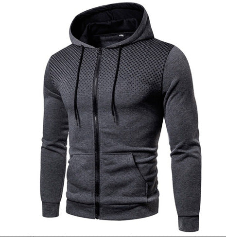 Herren Sportlicher Kapuzenpullover mit atmungsaktivem Mesh-Einsatz Echoarchiv