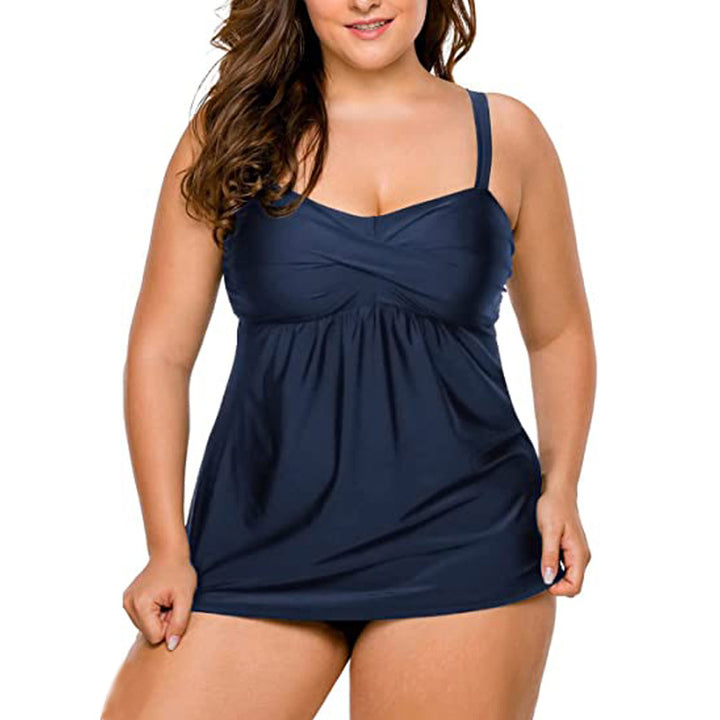 Damen Tankini-Badeanzug mit schmeichelndem Schnitt und verstellbaren Trägern Echo Archiv