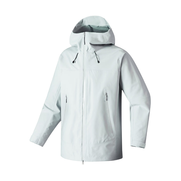 Herren wasserdichte Funktionsjacke mit verstellbarer Kapuze und praktischen Reißverschlusstaschen Echoarchiv