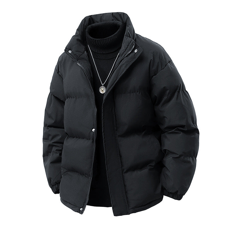 Herren Wattierte Oversize-Pufferjacke mit wasserabweisender Shell, hohem Stehkragen und verdecktem Reißverschluss Echo Archiv