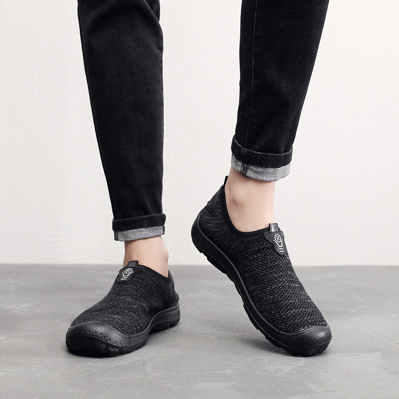 Damen atmungsaktive Slip-On Sneakers mit elastischem Einsatz Echo Archiv