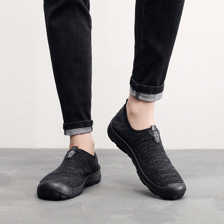 Damen atmungsaktive Slip-On Sneakers mit elastischem Einsatz Echo Archiv