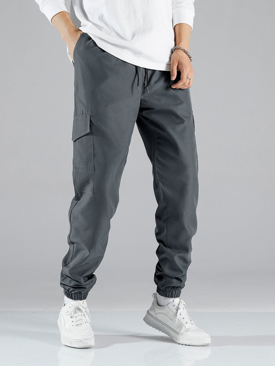 Herren Cargo-Jogginghose mit elastischem Bund und vielseitigen Taschen Echoarchiv
