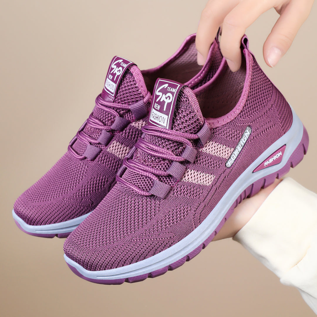 Herren nan atmungsaktive leichte Sportschuhe mit Strickobermaterial und gedämpfter Laufsohle Echo Archiv