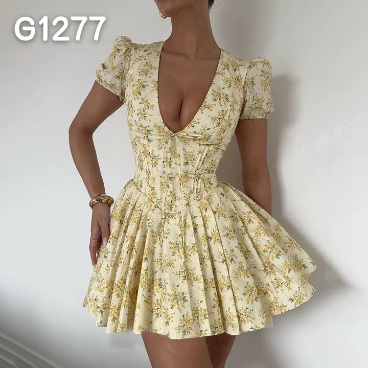 Damen Elegante Corsage-Bluse mit transparenten Ärmeln Echo Archiv