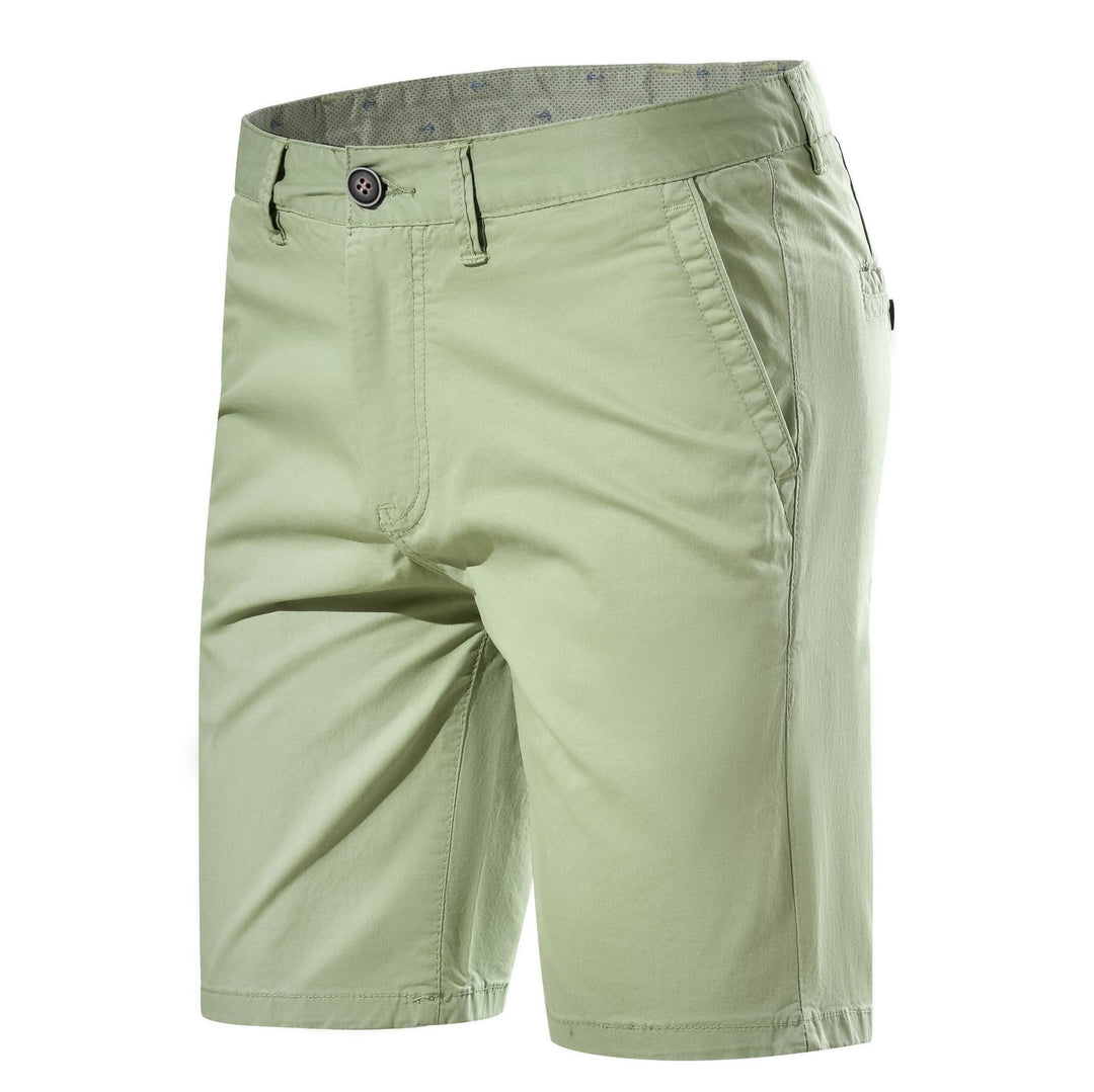 Herren modische Chino-Shorts mit atmungsaktivem Material und praktischem Taschen-Design Echoarchiv