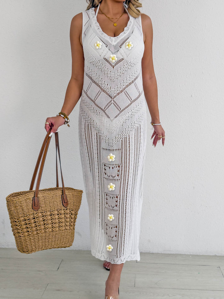 Damen Häkel-Kleid mit floralem Design Echo Archiv