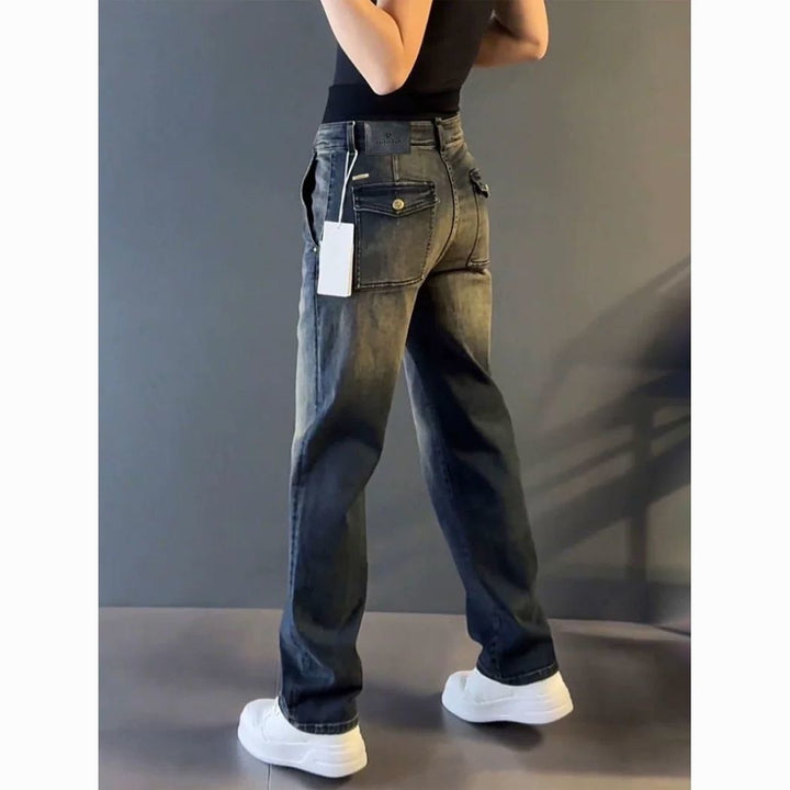 Damen Modische Hohe Taille Jeans Echo Archiv