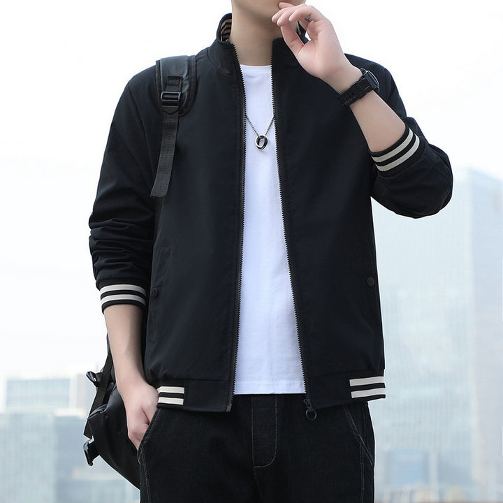 Herren Sportliche Bomberjacke mit seitlichen Taschen Echo Archiv