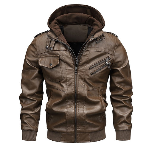 Herren Modische Kapuzenjacke mit Taschen Echo Archiv