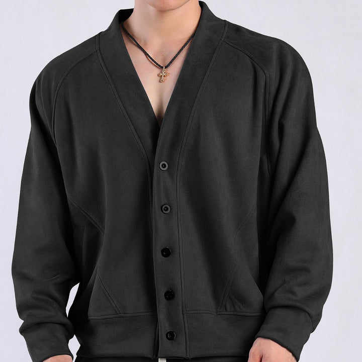 Herren elegante Kapuzenjacke mit weichem Innenfutter und modischen Details Echoarchiv