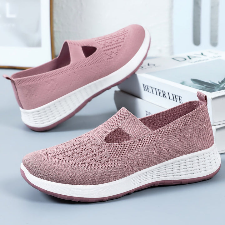 Damen Komfortable Slip-On Sneakers mit innovativer Mesh-Oberfläche Echo Archiv