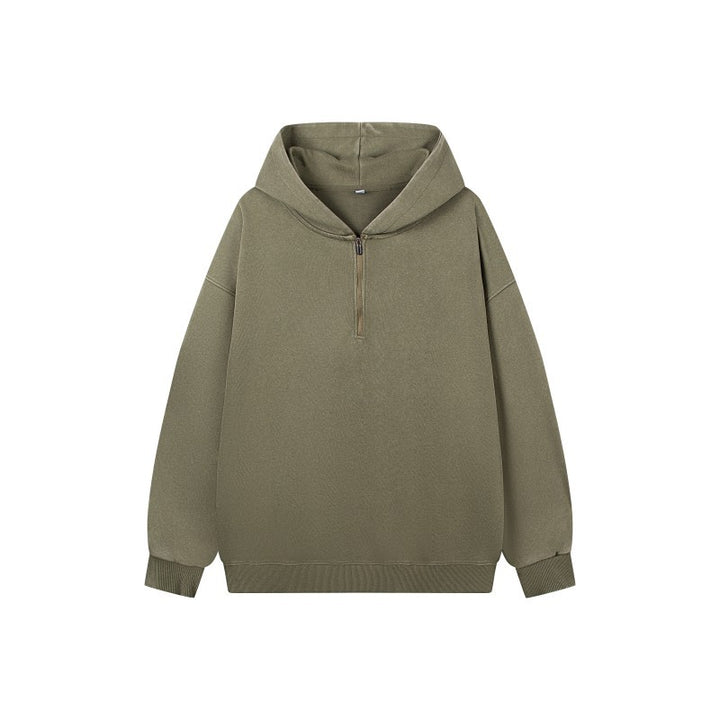 Damen Stilvolle Kapuzenpullover mit halbem Reißverschluss Echo Archiv