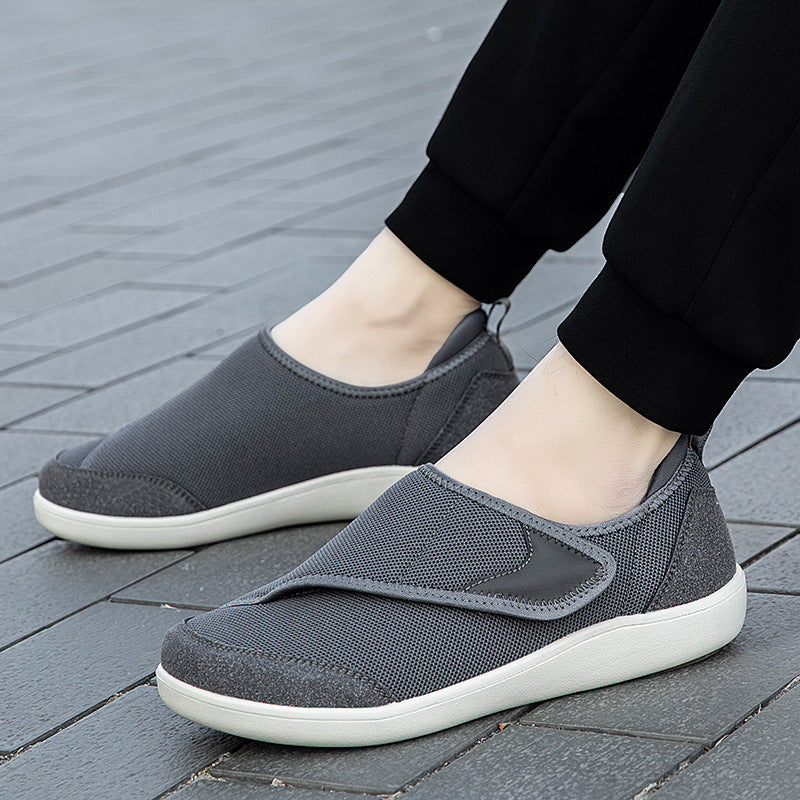 Damen nan einhändig verstellbarer Schlupf-Halbschuh mit Klettriemen, atmungsaktivem Mesh und stoßdämpfender EVA-Sohle Echo Archiv
