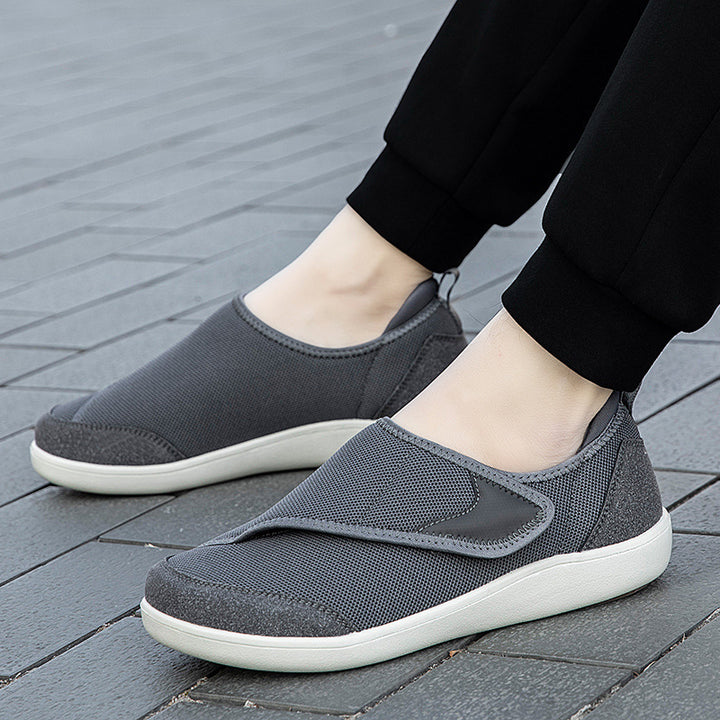 Damen nan einhändig verstellbarer Schlupf-Halbschuh mit Klettriemen, atmungsaktivem Mesh und stoßdämpfender EVA-Sohle Echo Archiv