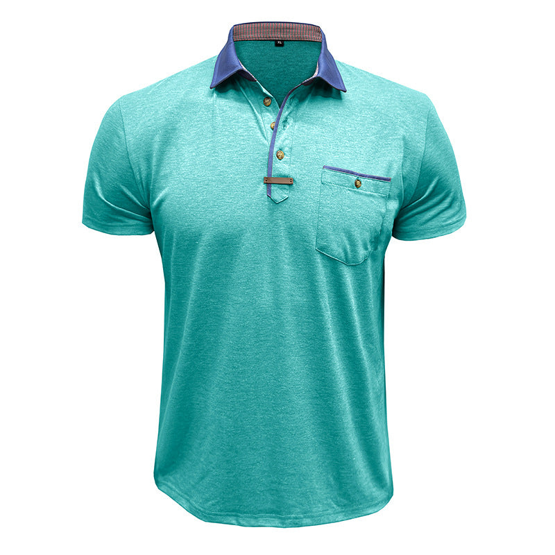 Herren Poloshirt mit modischem Kragen und stylischen Akzenten Echoarchiv