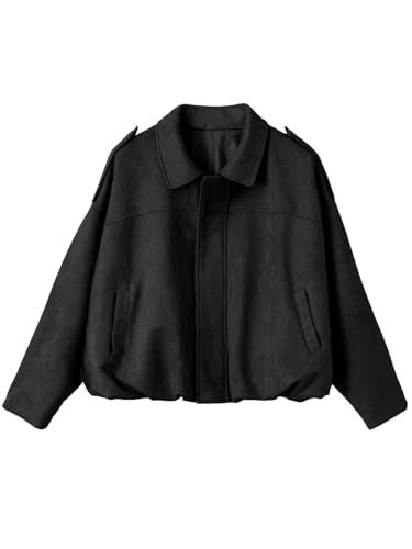 Damen Modische und luftige Oversized Jacke – Célinea
