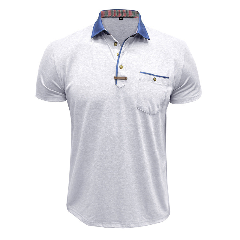 Herren Poloshirt mit modischem Kragen und stylischen Akzenten Echoarchiv