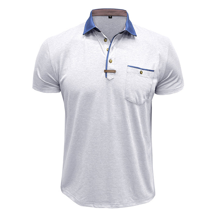 Herren Poloshirt mit modischem Kragen und stylischen Akzenten Echoarchiv