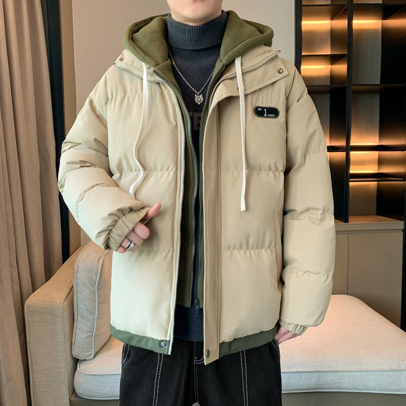 Herren Winterjacke mit Kapuze und dickem Futter Echoarchiv