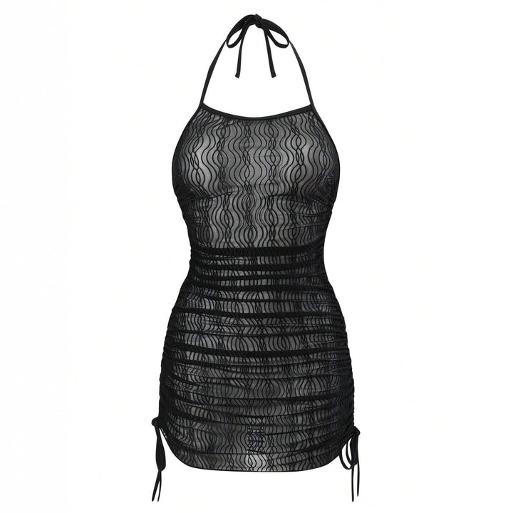Damen Strandkleid mit eleganter Wellenstruktur Echo Archiv