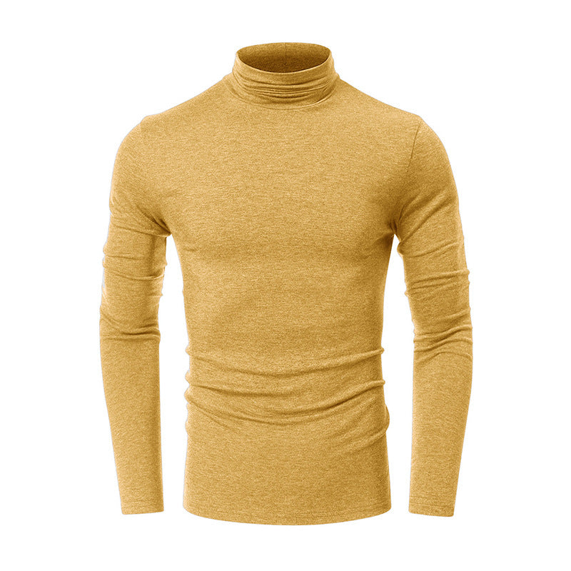 Herren Eleganter Rollkragenpullover aus hochwertigem Baumwollmix Echoarchiv