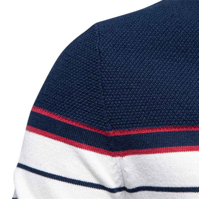 Herren Strickpullover mit maritimen Streifen Echoarchiv