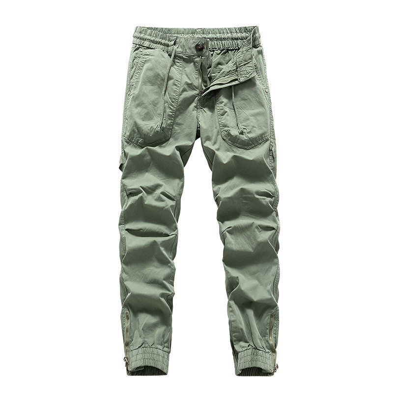 Herren Outdoor-Arbeitshose im Joggerstil mit elastischem Komfortbund, aufgesetzten Rundtaschen und Knöchelreißverschluss Echo Archiv