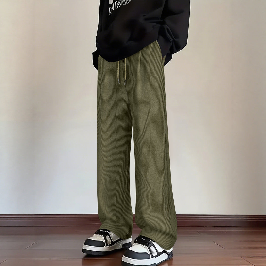 Herren elegante weiche Ripp-Hose Echoarchiv
