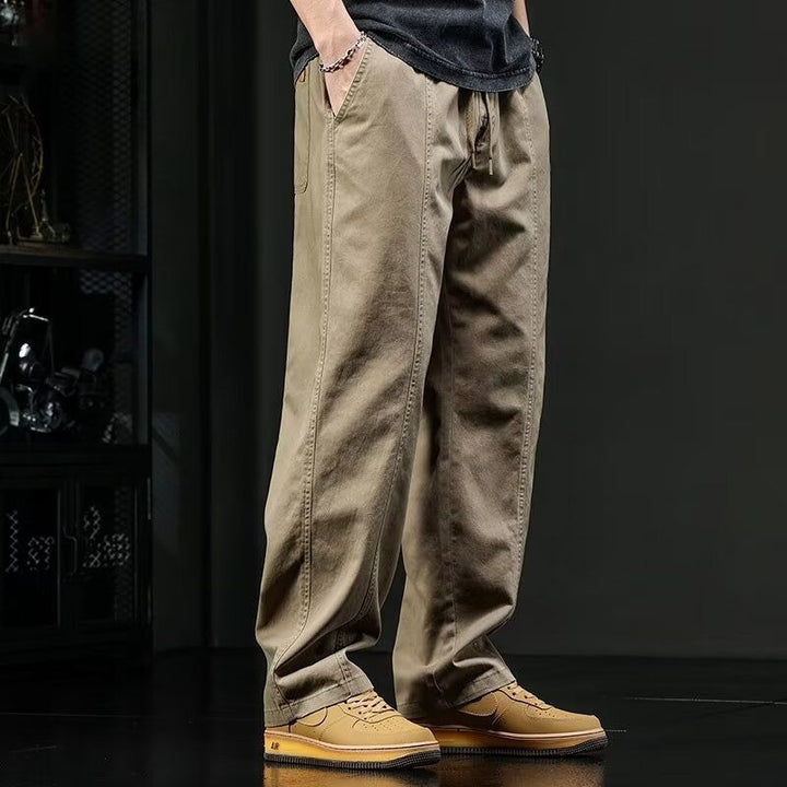 Herren Bequeme Cargo-Hose mit elastischem Bund Echoarchiv