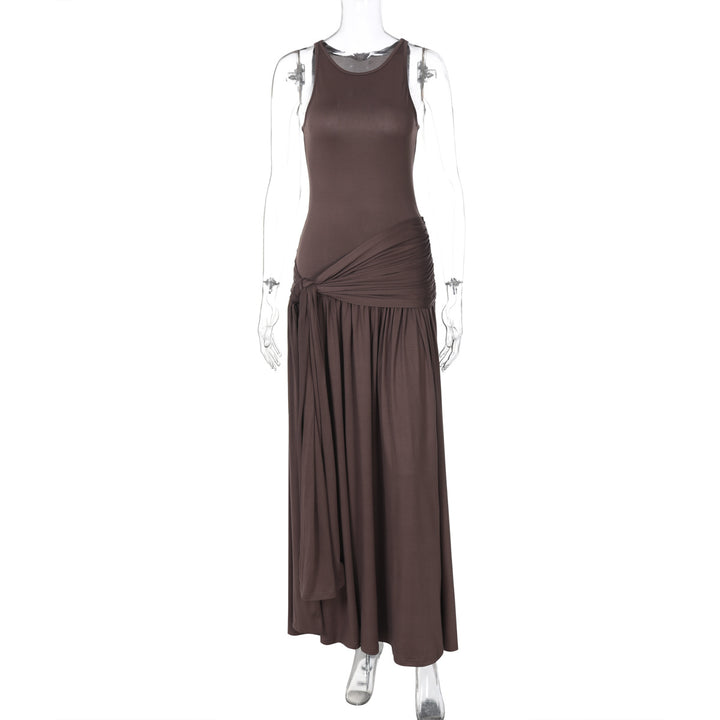 Damen Elegantes Maxikleid mit raffiniertem Wickel-Design und schmeichelnder Silhouette Echo Archiv