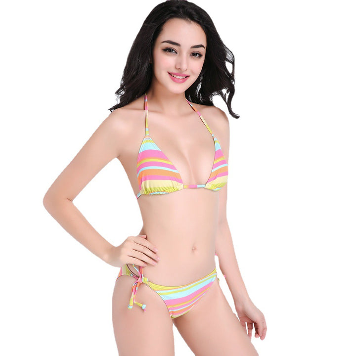 Damen Triangle-Bikini mit verstellbaren Bändern Echo Archiv