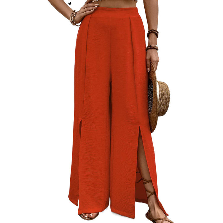 Damen Weitgriff Palazzo-Hose mit Schlitzen Echo Archiv