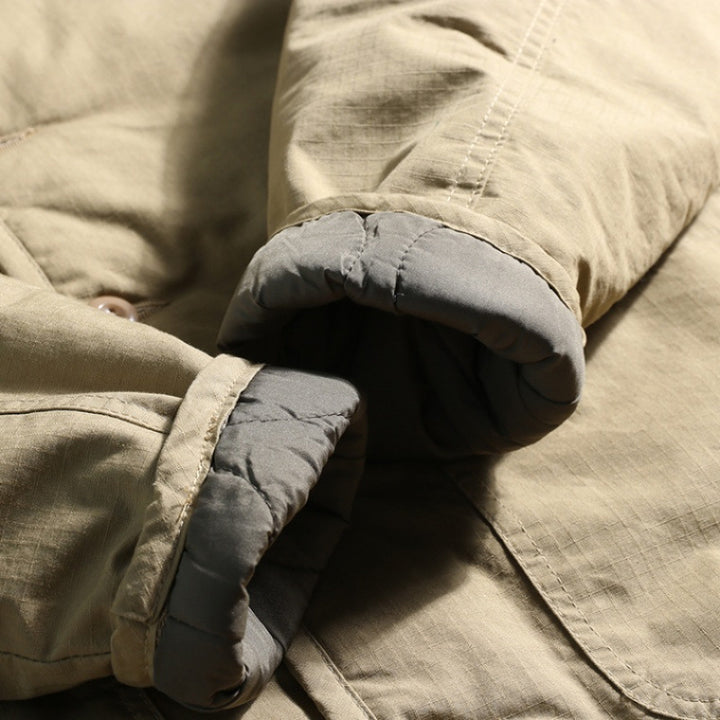 Herren gesteppte Freizeitjacke mit praktischem Kragen und innovativen Innenfutter Echoarchiv
