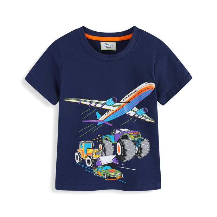 Jungen T-Shirt mit aufregendem Fahrzeug-Design Echo Archiv