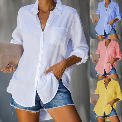 Damen lässige Hemdbluse Echoarchiv
