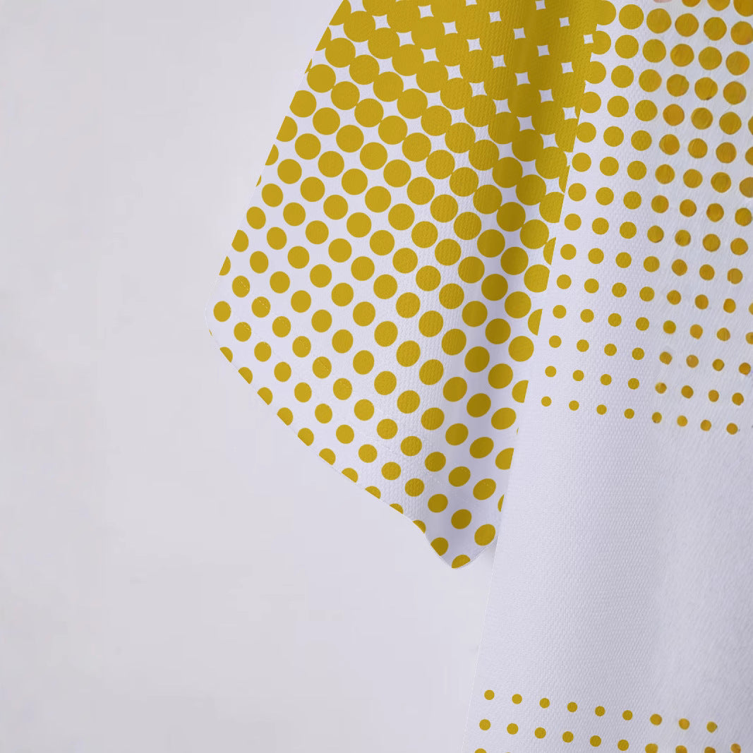Herren Poloshirt mit modernem Punkte-Druckdesign Echoarchiv