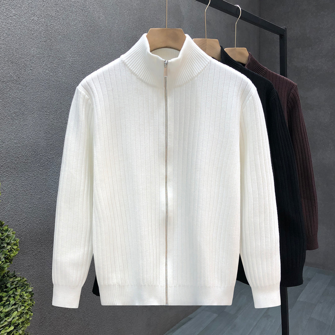 Herren Stilvolle Strickjacke mit Reißverschluss Echo Archiv