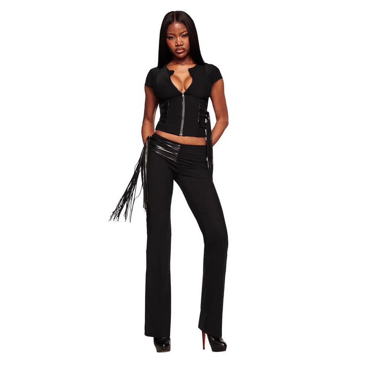 Damen Modische Flared Pants mit innovativem Design Echo Archiv