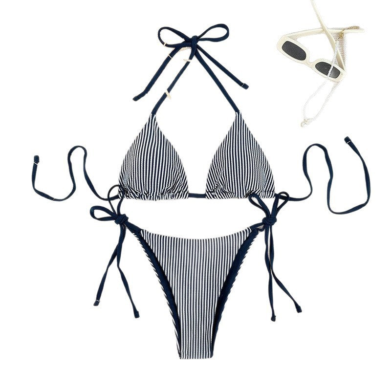 Damen Triangel-Bikini mit verstellbaren Bindebändern Echo Archiv
