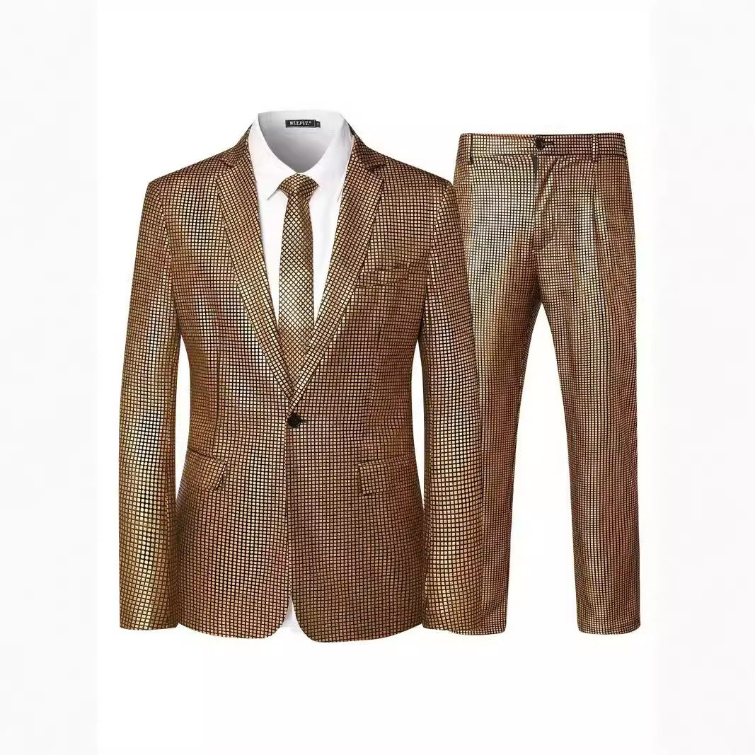 Herren Glitzerndes Anzugset Echoarchiv