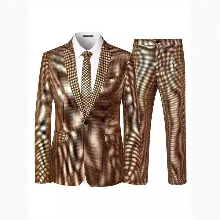 Herren Glitzerndes Anzugset Echoarchiv