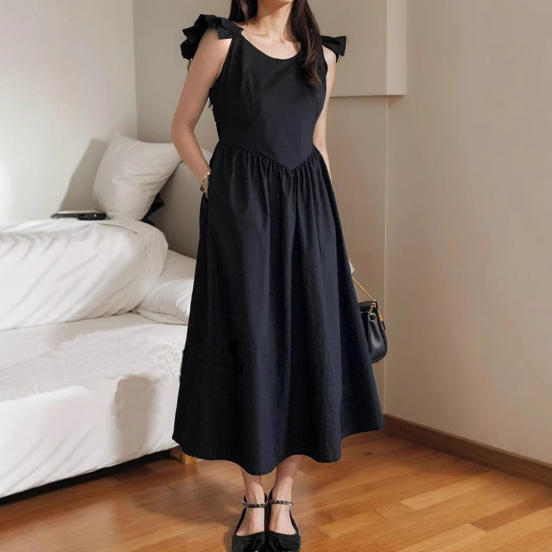 Damen Maxikleid mit Rüschendetails und empfohlener Passform Echo Archiv