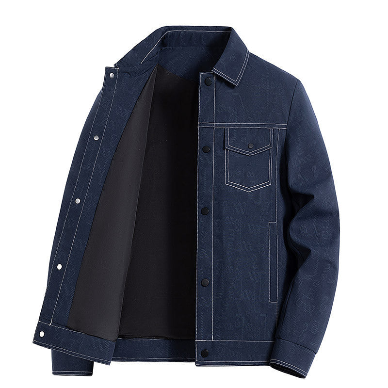 Herren Modische Denim Jacke Echo Archiv