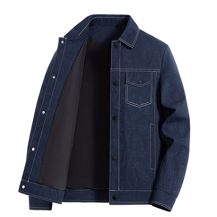 Herren Modische Denim Jacke Echo Archiv