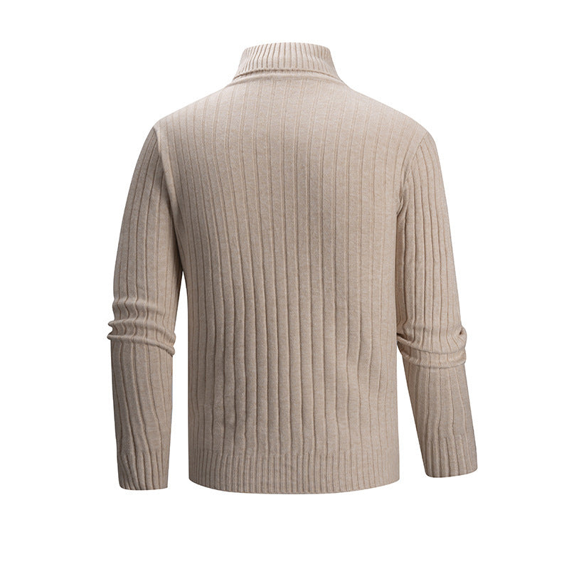 Herren Strickpullover mit Stehkragen Echoarchiv