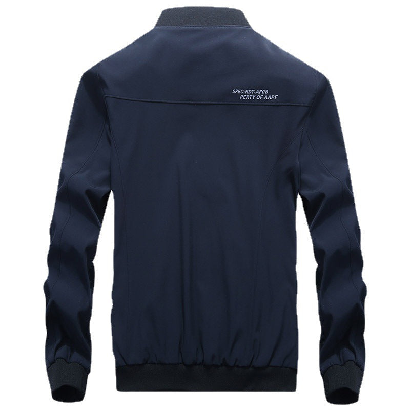 Herren leichte wasserabweisende Bomberjacke mit Camouflage‑Mesh‑Innenfutter und geripptem Kragen – Brevano
