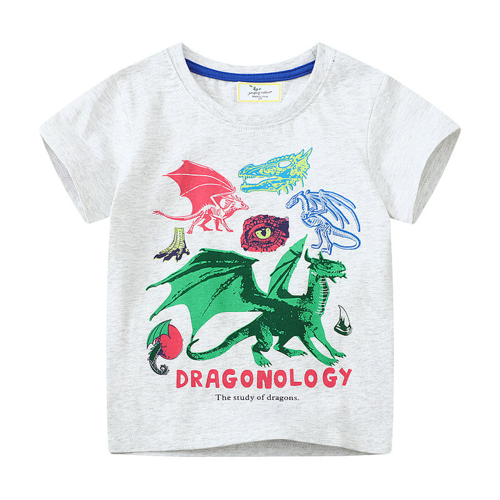 Jungen T-Shirt mit kreativem Drachenmotiv Echo Archiv
