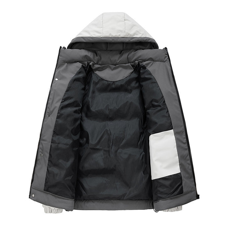 Herren Modische Wattierte Winterjacke Echo Archiv